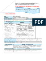 Clasificacion de Alimentos