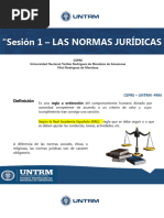 Sesión 1 - Normas Jurídicas