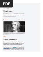 Empirismo - Concepto, Características y Representantes