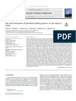 Ref - Paper - Life Cycle Assessment of Petroleum Refining Process - A Case Study in China