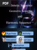 Arithmetic Geometric and Harmonic Sequence STEM A