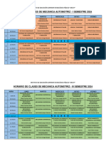 Horario General de Mecanica Automotriz Periodo 2024-I