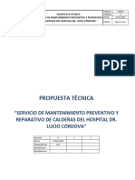 Propuesta Técnica de Mantenimiento