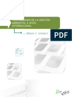 Los Orígenes de La Gestión Ambiental A Nivel Internacional: Módulo 1/ Unidad 2