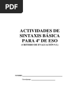 Actividades Sintaxis Basica