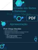 Apresenta巽達o de Teste de Invas達o em Redes e Sistemas