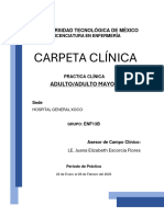 Carpeta Clínica Hospital Xoco UNITEC ADULTO