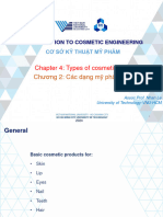 CH3421-CosEng-Chapter 4-Types of Cosmetics