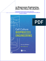 PDF Cell Culture Bioprocess Engineering Second Edition Wei Shou Hu Author Ebook Full Chapter