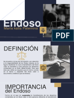 El Endoso Diapositivas Nuevas