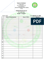 Parents Attendance Sheet & Min. of The Meeting