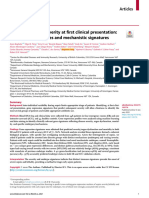 Predicting Sepsis Severity at First Clinical Presentation: The Role of Endotypes and Mechanistic Signatures