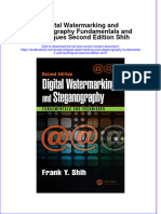 Textbook Digital Watermarking and Steganography Fundamentals and Techniques Second Edition Shih Ebook All Chapter PDF