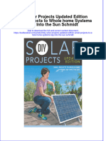 Textbook Diy Solar Projects Updated Edition Small Projects To Whole Home Systems Tap Into The Sun Schmidt Ebook All Chapter PDF