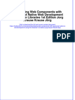 Full Chapter Developing Web Components With Typescript Native Web Development Using Thin Libraries 1St Edition Jorg Krause Krause Jorg PDF