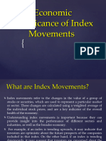 Economic Significance of Index Movements