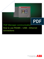 PQF-Manager Communication With Modbus RTU, Modbus TCP and PQ-Link Protocols (PDFDrive)