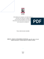 Oliveira, Italo Jose Da Silva - Direito Lógica e Inteligência Articial - Por Quê - Como - e em Que Medida Automatizar A Solução Judicial de Conflitos No Brasil