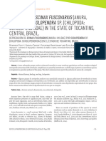 2019 - Folly Et Al - Predation On Scinax Fuscovarius by Scolopendra SP