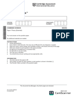 Cambridge IGCSE: Combined Science 0653/42