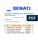 Proyecto Final de Tecnica y Metodos de Aprendizaje Investigativo