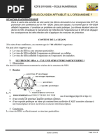 TD SVT COMMENT LE VIRUS DU SIDA AFFAIBLIT-IL L'ORGANISME