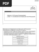 Módulo 4: El Proceso Presupuestario - Clase 11: Coordinación de La Ejecución Del Presupuesto