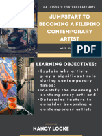 q4 L1jumpstart To Becoming A Filipino Contemporary Artist