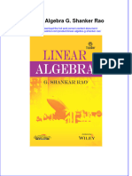 PDF Linear Algebra G Shanker Rao Ebook Full Chapter