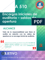 S9.1 NIA 510 Encargos Iniciales de Auditoria - Saldos de Apertura