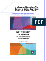 Full Chapter Law Technology and Cognition The Human Element in Online Copyright Infringement 1St Edition Bosher PDF