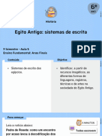 Egito Antigo: Sistemas de Escrita: História