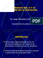 Hemorragias Del II y III Trimestre de La