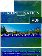 Demonetisation Economics