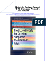 Full Chapter Predictive Models For Decision Support in The Covid 19 Crisis Joao Alexandre Lobo Marques PDF