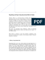 Hans Geiger - Regulating and Supervising Operational Risk For Banks