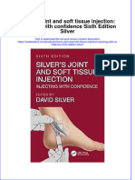 PDF Silvers Joint and Soft Tissue Injection Injecting With Confidence Sixth Edition Silver Ebook Full Chapter