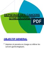 Dépistage Des Cancers Gynécologiques