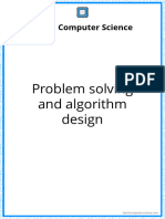 Quiz - 28 Problem Solving and Algorithm Design