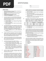 EDA Probability Theory I Quiz