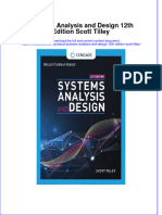 PDF Systems Analysis and Design 12Th Edition Scott Tilley Ebook Full Chapter