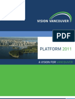 Vision Vancouver Platform 2011