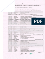 Date Sheet Professional Courses - 0