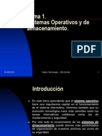 Tema 1 - Sistemas Operativos y de Almacenamineto