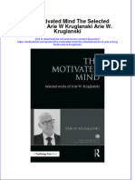 Textbook The Motivated Mind The Selected Works of Arie W Kruglanski Arie W Kruglanski Ebook All Chapter PDF