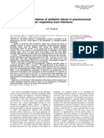 Bacteriological Evidence of Antibiotic Failure in Pneumococcal Lower Respiratory Tract Infections