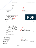 Solving Using Indices (H) - Unlocked