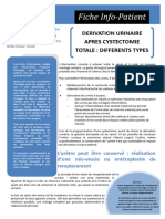 Info Patient Derivation Urinaire Differents Types