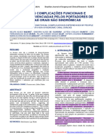 Principais Complicações Funcionais E Emocionais Vivenciadas Pelos Portadores de Fissuras Orais Não Sindrômicas