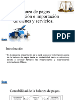 Balanza de Importaciones y Exportaciones